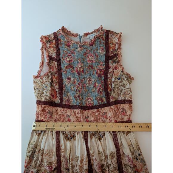 Sundance Catalog Outback Blooms Dress Petite Small may fit boho nature print - Picture 8 of 10